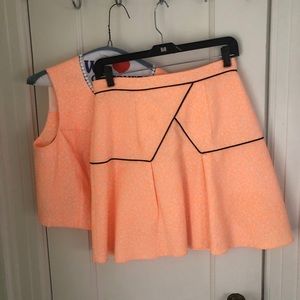 Skirt and top